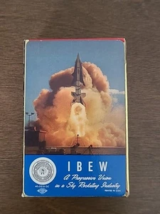 Vintage Remembrance Playing Cards, IBEW Union Sky Rocketing Industry, Sealed - Bild 1 von 7