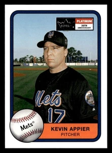 2001 FLEER PLATINUM EDITION FOIL PARALLEL # 41 KEVIN APPIER METS SP #/201 - Picture 1 of 2