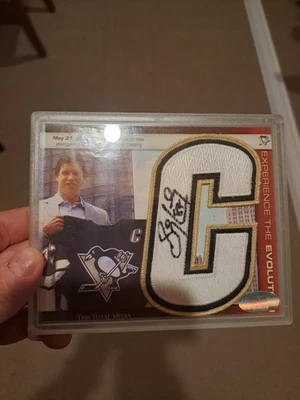 Parche comercial autografiado "C" de Sidney Crosby Foto 1 de 4