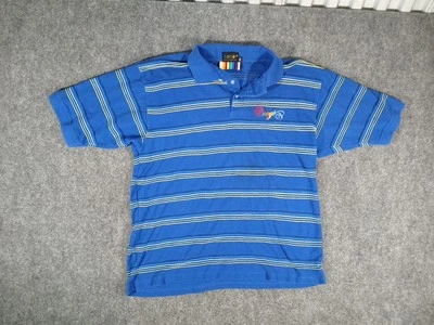 Camisa Polo COOGI XXL Para Hombre Azul Algodón Escritura Logo Bordada Estilo Hip Hop Foto 1 de 4