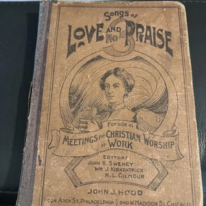 Lieder der Liebe und Lobpreis Treffen für christlichen Gottesdienst oder Arbeit Hardcover 1896 - Bild 1 von 18