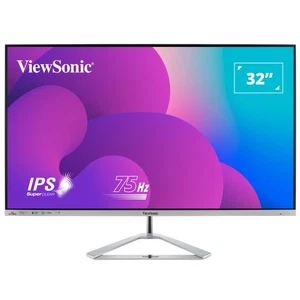 Viewsonic VX3276-MHD-3 32" IPS Full HD 75Hz Ultra-Slim Monitor with Speakers - Picture 1 of 8