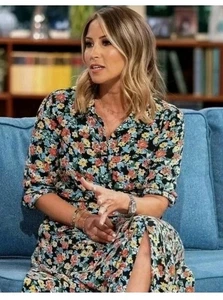 Zara Marilyn Floral Maxi Shirt Dress XL 12 / 14 - Picture 1 of 8