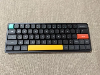 NuPhy Air60 V2 Keyboard - Basalt Black/Cowberry Switches - Image 1 of 4