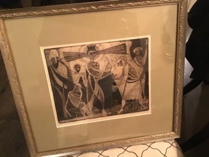 AUTHENTIC LIM.ED 2/20 Original Radierung Kunstwerk David Bernard (Ks) MUST SEE! - Bild 1 von 13