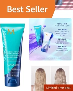 Champú púrpura perfeccionador rubio - líquido de 2,82 oz para cabello tratado con color radiante - Imagen 1 de 10