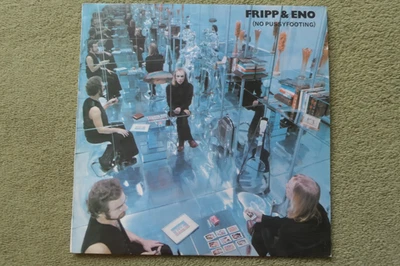 FRIPP & ENO – (NO PUSSYFOOTING) LP– NrMINT A2/B1 UK 1977 KING CRIMSON ROXY MUSIC - Image 1 of 2