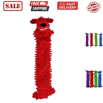 Loofa floja de 12 pulgadas peso ligero sin rellenos juguetes para perros, paquete de colores surtidos... Foto 1 de 4