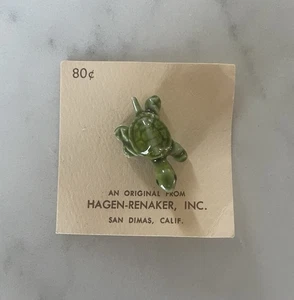 Hagen Renaker Mama Turtle figurine green box turtle New - Picture 1 of 5