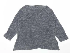 M&S Womens Grey Acrylic Blend Blouse Size 10 - Picture 1 of 12