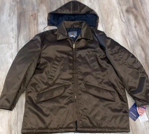 Vintage Spiewak Golden Fleece Industrial Outerwear Jacket Size 50 Brown USA NEW - Picture 1 of 23