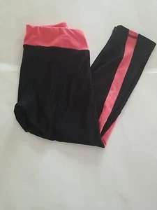 Girls Size Medium 10 RBX PERFORMANCE Pants Black/Pink  - Picture 1 of 5