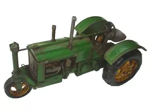 Handmade Iron Metal Vintage Tractor Model 10.6 inches Long #171 - Picture 1 of 1