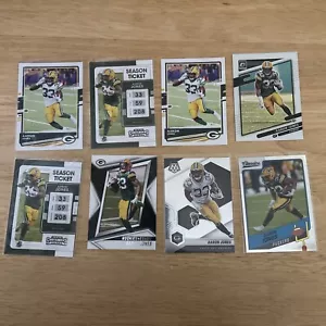 8 Football Card Lot Aaron Jones Packers Classics Chrome Optic Mosaic Etc - Picture 1 of 1