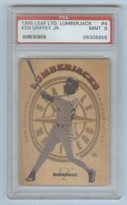1995 LEAF LIMITED LUMBERJACKS #4 KEN GRIFFEY JR. #’D 1248/5000 PSA 9 MINT