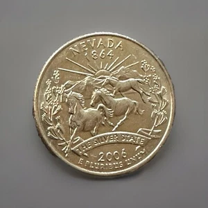 Rare Nevada Quarter, 1864/2006, The Silver State - Picture 1 of 2