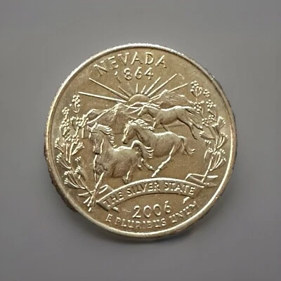 Rare Nevada Quarter, 1864/2006, The Silver State - Image 1 of 2