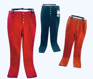 Copper Key Pants sizes 7 to 16 Girls Red, Rust,Green Corduroy Holiday $45 - Picture 1 of 11