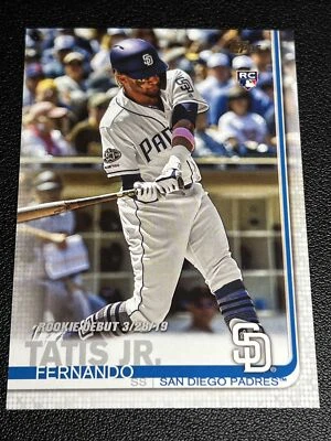 2019 Topps Update Fernando Tatis Jr Debut Rookie Card RC #US56 Padres Z - Image 1 of 2