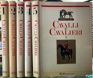 (Cavalli) CAVALLI E CAVALIERI - 5 VOLUMI - OPERA COMPLETA - Rizzoli 1981 - Foto 1 di 1