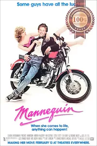 MANNEQUIN 1987 80s ORIGINAL CINEMA OFFICIAL MOVIE FILM ART PRINT PREMIUM POSTER - Foto 1 di 6