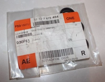 Sello de bomba de agua de culata BMW 3x K1200S GT K1300R nuevo OEM PN 11 12 7 675 484 Foto 1 de 2