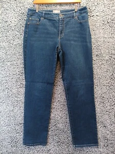 Chico's 2,5 Jeans Damen 14 Regula blau so schlankmachend gerades Bein Mid Wash Mid Rise - Bild 1 von 10