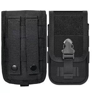 Universal Tactical Cell Phone Belt Pack Bag Molle Waist Pouch Holster Case US - Picture 1 of 7