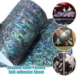 240x140 mm chapa de abulón hoja adhesiva incrustación flexible flexible flexible flexible - Imagen 1 de 8