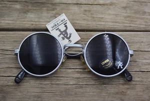 Unisex John Lennon marco redondo de metal uv400 lentes vintage punk primavera gafas de sol - Imagen 1 de 4