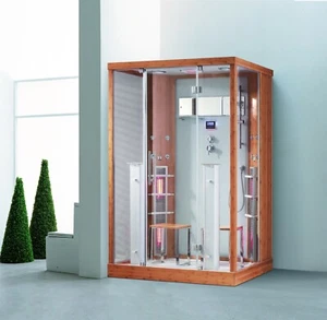 Luxus Dampfdusche Arizona Infrarotsauna infrarotkabine Dampfsauna 145x90cm  - Bild 1 von 10