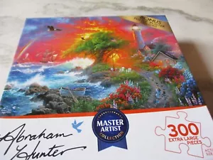 300 Piece Abraham Hunter Art Puzzle "Costal Light " Large Format 18"x24" - Picture 1 of 4