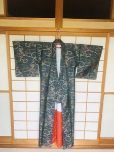 Japanese Kimono Men's/Women's High Quality Pure Silk Vintage Traditional Wear_14 - Picture 1 of 11