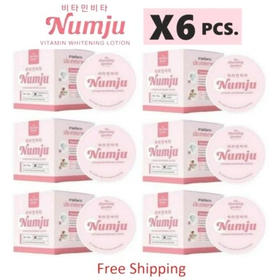 6X Numju Vitamin Whitening Lotion Stretch Marks Black Armpits Radiance Smooth - Image 1 of 4