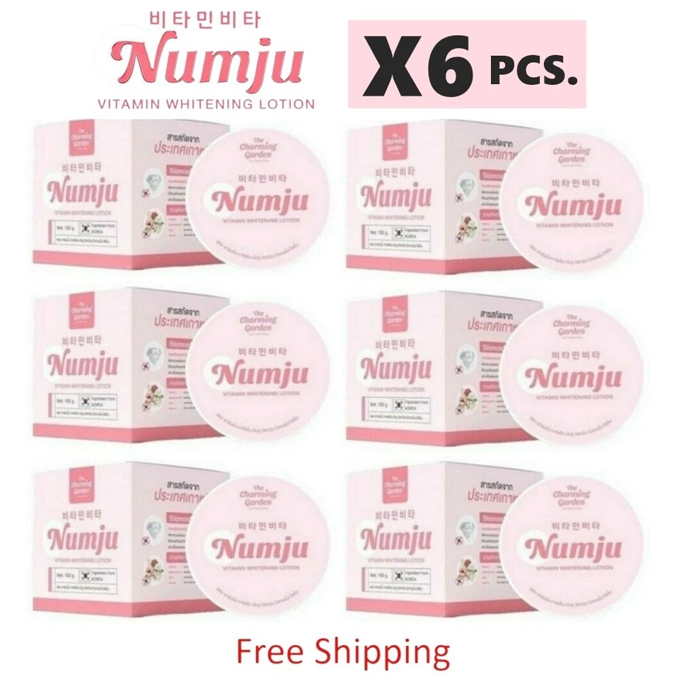 6X Numju Vitamin Whitening Lotion Stretch Marks Black Armpits Radiance Smooth - Image 1 of 4