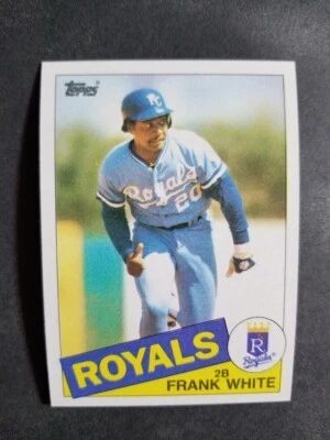 1985 Topps FRANK WHITE card # 743  [card 13] - Image 1 of 2