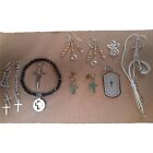 Various Christian Jewelry a Group of 10 Items