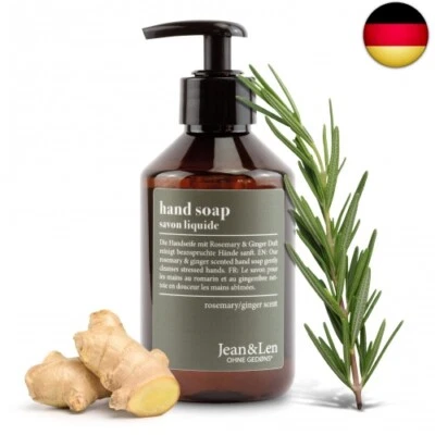JEAN &AMP; LEN Jean & Len Handseife Rosemary & Ginger, reinigt beanspruchte Hände, für die t