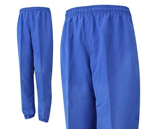 Mens Jogging Trousers Great for Gym Running Sports Waterproof Blue S M L XL - Picture 1 of 8