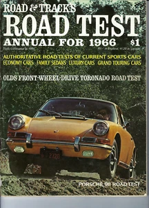 1965/66 new cars in 1966 Road & Track Annual. GT-350, Corvette, Spitfire, more - Imagen 1 de 2
