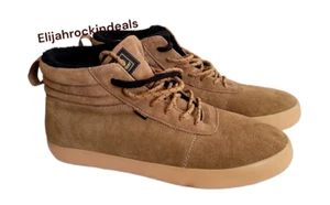 NEW MENS ELEMENT SAWYER MID BROWN WOLFEBORO SKATE SHOES SNEAKERS SIZE US 13 - Picture 1 of 6