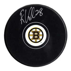 Elias Lindholm autographed signed all-star puck NHL Boston Bruins JSA - Picture 1 of 3