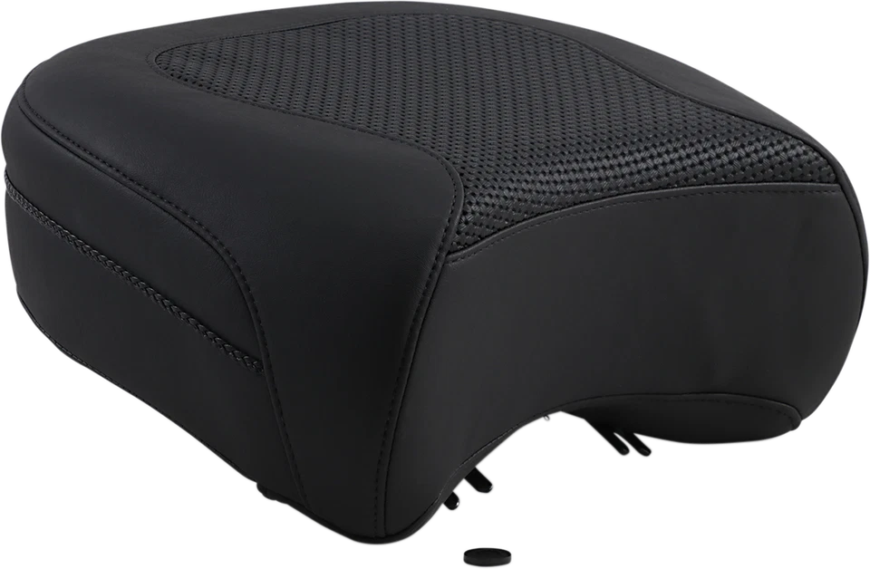 Harley FL Police Passenger Seat 83–25 Air Ride Touring Textured Black USA - Image 1 of 1