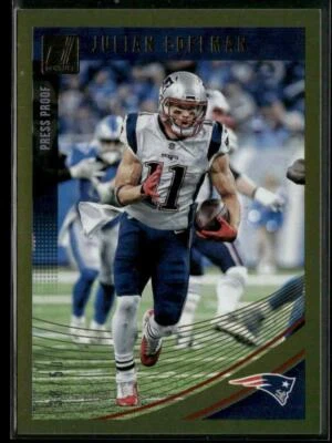 2018 Donruss #186 Julian Edelman Press Proof Gold #/50 - Image 1 of 2