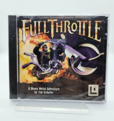 Full Throttle PC Game- LucasArts *Sealed - Image 1 of 4