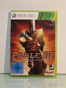 Fable III Limited Collector´s Edition Zustand gut CIB OVP Microsoft Xbox 360 - Picture 1 of 4