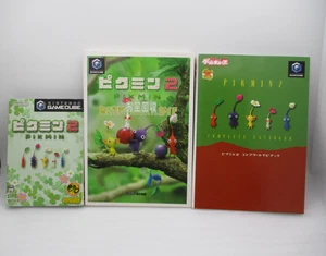 GameCube software Pikmin 2 w/2 Guidebooks & Pikmin Puzzle Card e Japan import GC - Picture 1 of 14