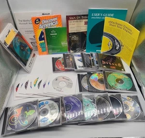 Konvolut über 33 Vintage CD-ROMs 1990er Apple Mac Spiele Bücher Software Doom Diablo - Bild 1 von 7