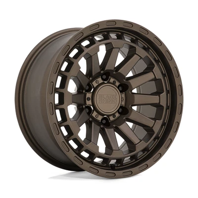 Rueda negra Rhino Raid 18x9,5 5x5,0 bronce mate 18" 2 mm para llanta Jeep Wrangler Foto 1 de 4