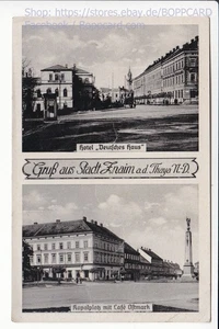 MÄHREN , GRUSS AUS ZNAIM , HOTEL DEUTSCHES  HAUS , ZNOJMO , 1943  Q - Picture 1 of 2